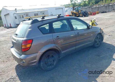 2005 Pontiac Vibe из США, поврежденный, VIN 5Y2SL63855Z450234